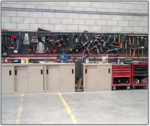 Equipamiento del taller