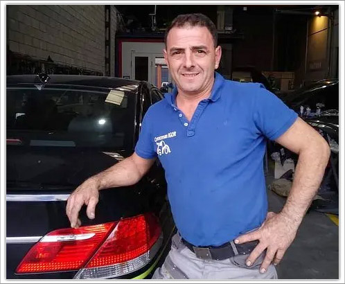 Igor, responsable del taller